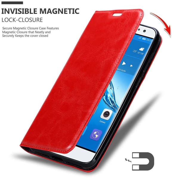 Lommebokdeksel til Huawei NOVA PLUS Deksel med magnetisk lukking, stativfunksjon og kortlomme