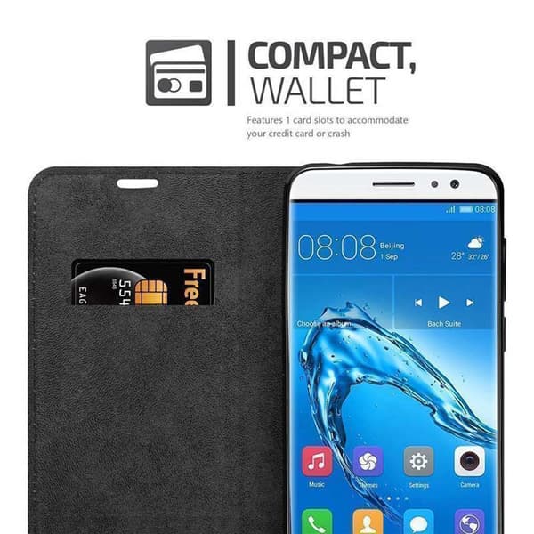 Lommebokdeksel til Huawei NOVA PLUS Deksel med magnetisk lukking, stativfunksjon og kortlomme