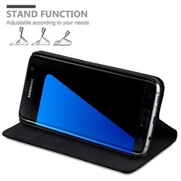 Samsung Galaxy S7 EDGE Fodral Skal Plånboksfodral Case med magnetisk stängning, ståfunktion och kortficka