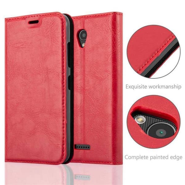 Lenovo A PLUS Fodral Skal Plånboksfodral Case med magnetisk stängning, ståfunktion och kortficka