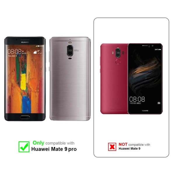 Lommebokdeksel til Huawei MATE 9 PRO Deksel med magnetisk lukking, stativfunksjon og kortlomme