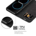 Pikkukuva 4 / 7: Samsung Galaxy S8 PLUS Suojakotelo Suojakuori Lompakkokotelo Matkapuhelinkotelo jossa magneettisuljenta, jalusta-toiminto ja korttitasku