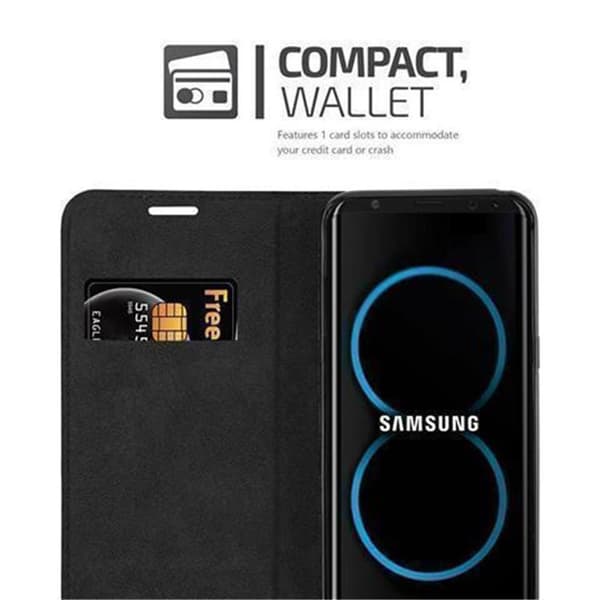 Samsung Galaxy S8 PLUS Suojakotelo Suojakuori Lompakkokotelo Matkapuhelinkotelo jossa magneettisuljenta, jalusta-toiminto ja korttitasku