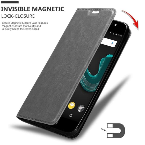 WIKO WIM Fodral Skal Plånboksfodral Case med magnetisk stängning, ståfunktion och kortficka