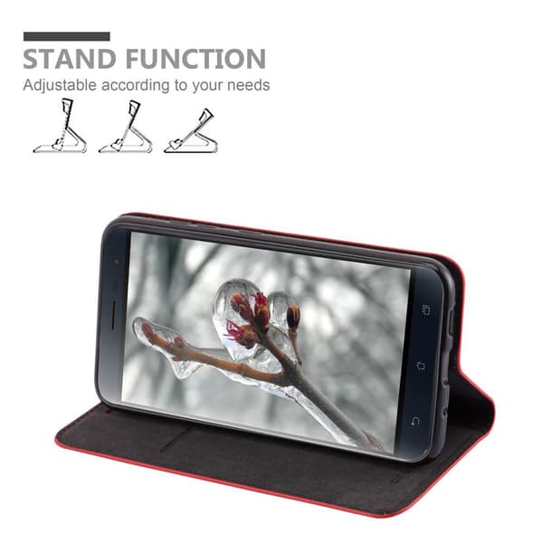 Asus ZenFone 3 (5.5 tum) Fodral Skal Plånboksfodral Case med magnetisk stängning, ståfunktion och kortficka