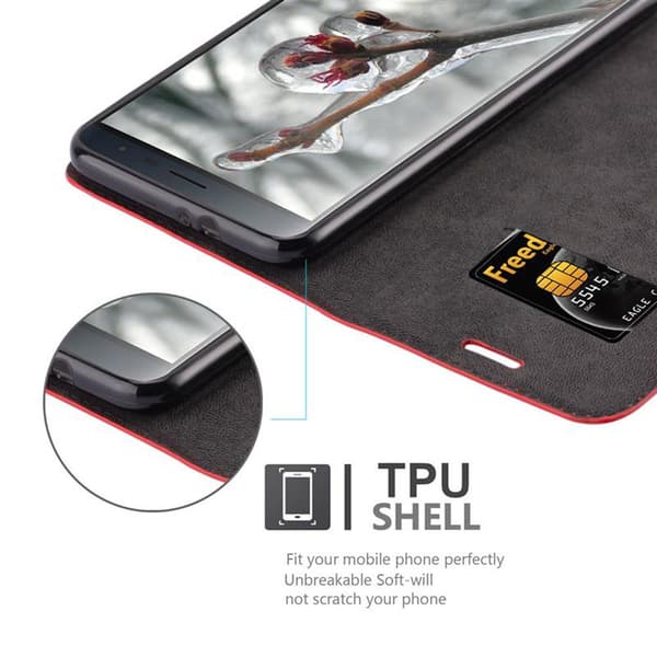 Asus ZenFone 3 (5.5 tum) Fodral Skal Plånboksfodral Case med magnetisk stängning, ståfunktion och kortficka