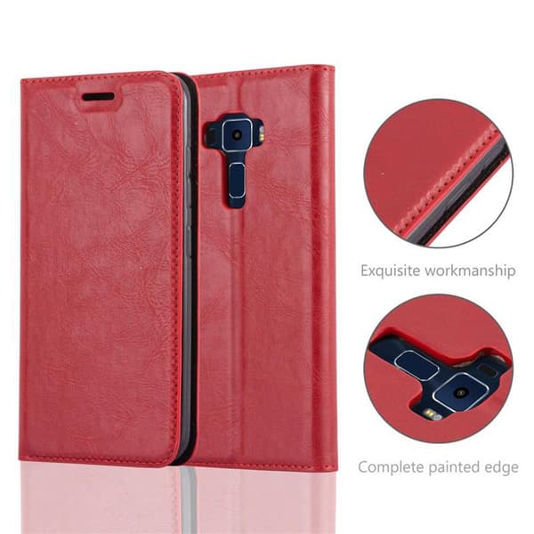 Asus ZenFone 3 (5.5 tum) Fodral Skal Plånboksfodral Case med magnetisk stängning, ståfunktion och kortficka