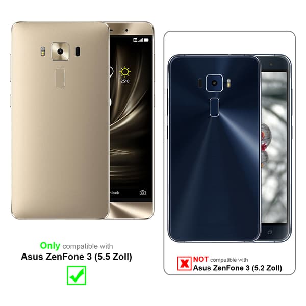 Asus ZenFone 3 (5.5 tum) Fodral Skal Plånboksfodral Case med magnetisk stängning, ståfunktion och kortficka