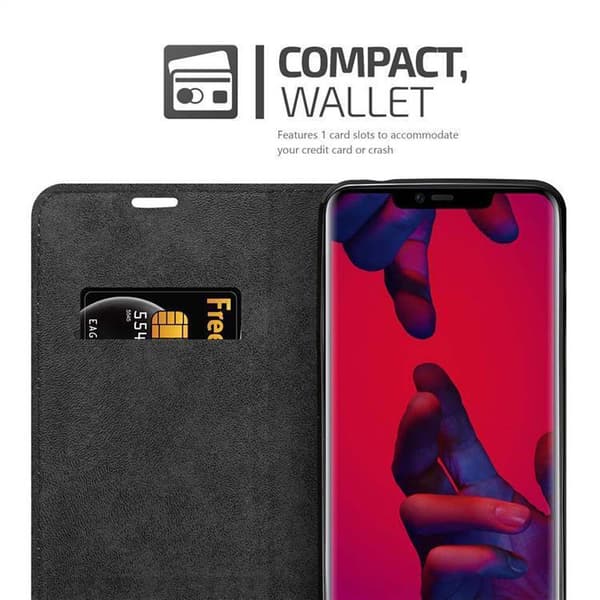 Huawei MATE 20 PRO Fodral Skal Plånboksfodral Case med magnetisk stängning, ståfunktion och kortficka