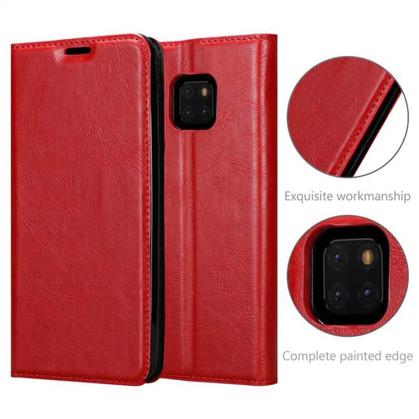 Huawei MATE 20 PRO Fodral Skal Plånboksfodral Case med magnetisk stängning, ståfunktion och kortficka