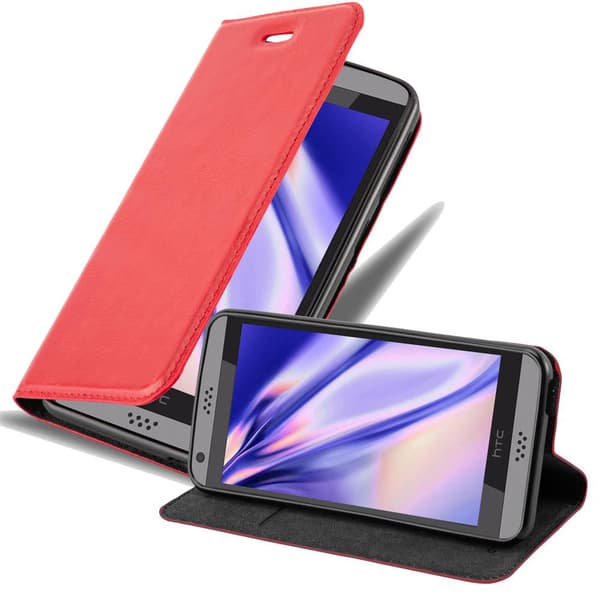 HTC Desire 530 / 630 Suojakotelo Suojakuori Lompakkokotelo Matkapuhelinkotelo jossa magneettisuljenta, jalusta-toiminto ja korttitasku