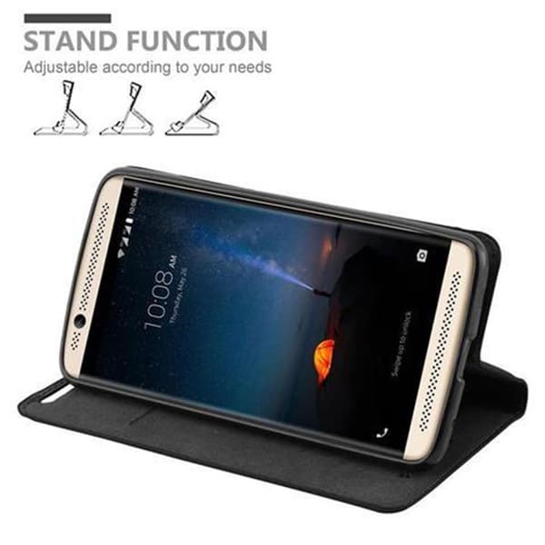 ZTE Axon 7 Fodral Skal Plånboksfodral Case med magnetisk stängning, ståfunktion och kortficka