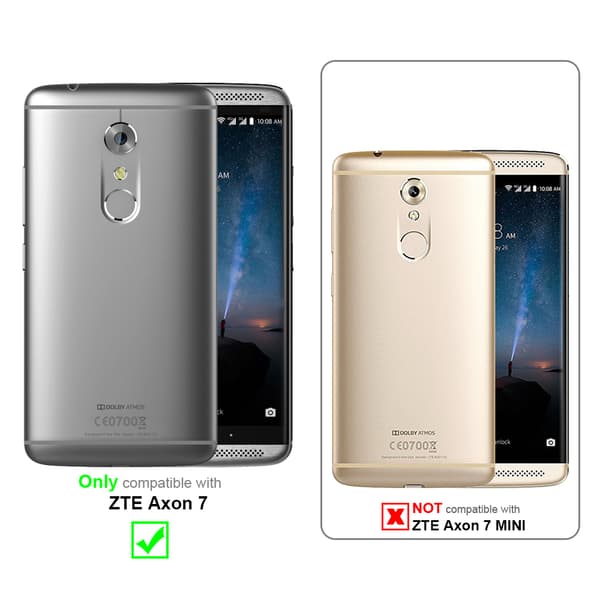 ZTE Axon 7 Fodral Skal Plånboksfodral Case med magnetisk stängning, ståfunktion och kortficka