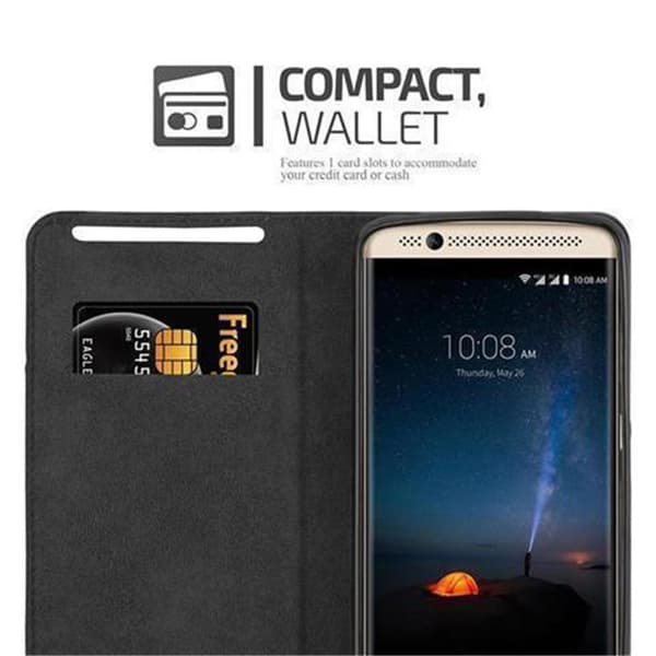 ZTE Axon 7 Fodral Skal Plånboksfodral Case med magnetisk stängning, ståfunktion och kortficka