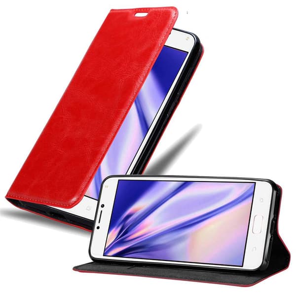 Asus ZenFone 4 MAX (5.2 Zoll) Cover Etui Case () ÆBLE RØD