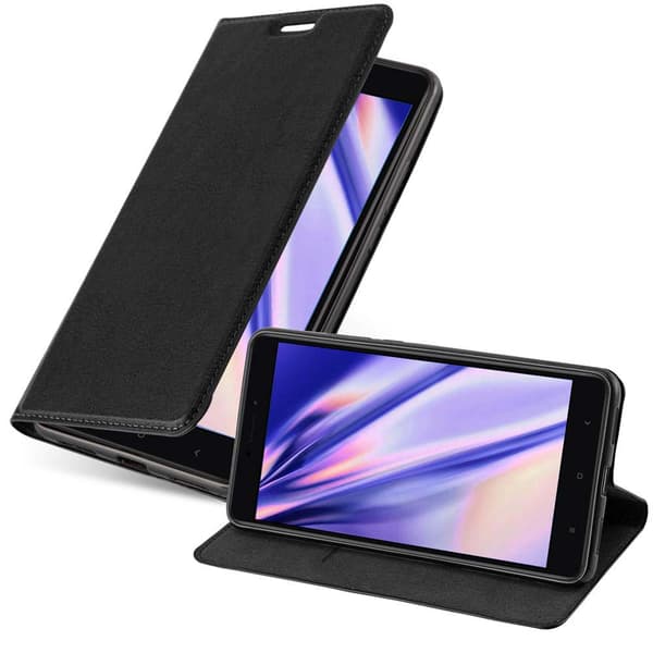 Xiaomi Mi MAX 2 Suojakotelo Suojakuori Lompakkokotelo Matkapuhelinkotelo jossa magneettisuljenta, jalusta-toiminto ja korttitasku YÖ MUSTAA