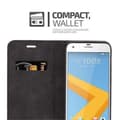 Pikkukuva 6 / 7: HTC ONE A9S Suojakotelo Suojakuori Lompakkokotelo Matkapuhelinkotelo jossa magneettisuljenta, jalusta-toiminto ja korttitasku
