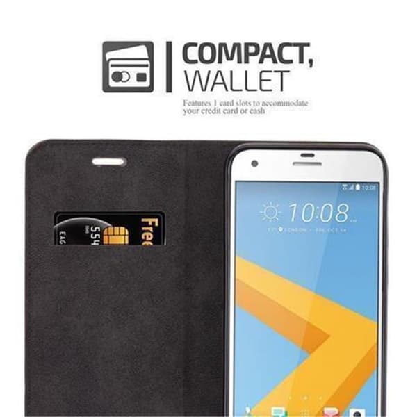 HTC ONE A9S Suojakotelo Suojakuori Lompakkokotelo Matkapuhelinkotelo jossa magneettisuljenta, jalusta-toiminto ja korttitasku