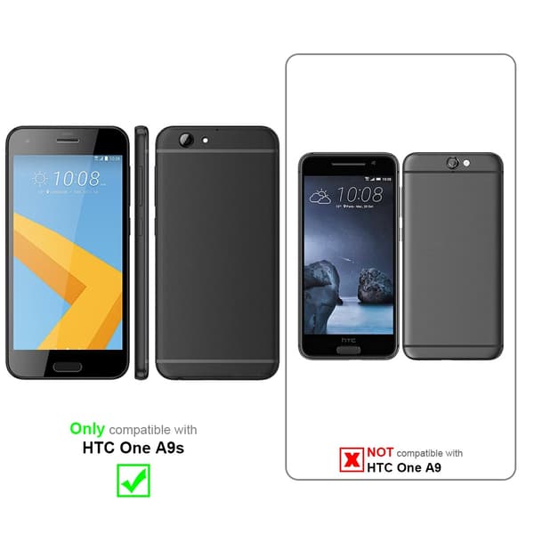 HTC ONE A9S Suojakotelo Suojakuori Lompakkokotelo Matkapuhelinkotelo jossa magneettisuljenta, jalusta-toiminto ja korttitasku