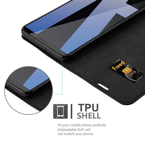 Huawei MATE 10 PRO Suojakotelo Suojakuori Lompakkokotelo Matkapuhelinkotelo jossa magneettisuljenta, jalusta-toiminto ja korttitasku