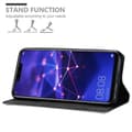 Miniatyrbild 3 av 8: Huawei MATE 20 LITE Fodral Skal Plånboksfodral Case med magnetisk stängning, ståfunktion och kortficka