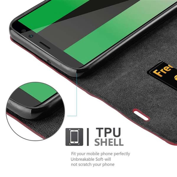 Lommebokdeksel til Huawei MATE 10 LITE / NOVA 2i Deksel med magnetisk lukking, stativfunksjon og kortlomme