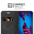 Pikkukuva 5 / 8: Huawei P20 Suojakotelo Suojakuori Lompakkokotelo Matkapuhelinkotelo jossa magneettisuljenta, jalusta-toiminto ja korttitasku