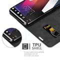 Miniatyrbilde 4 av 8: Lommebokdeksel til LG V20 Deksel med magnetisk lukking, stativfunksjon og kortlomme