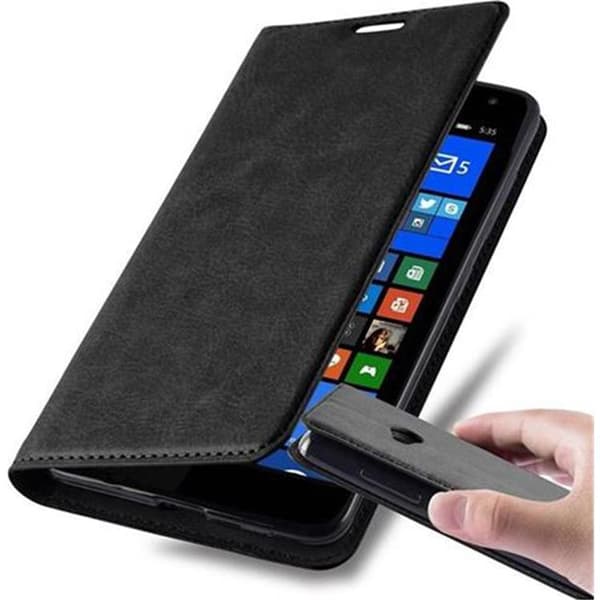 Nokia Lumia 535 Fodral Skal Plånboksfodral Case med magnetisk stängning, ståfunktion och kortficka