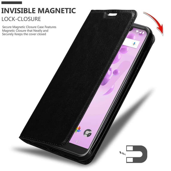 Lommebokdeksel til WIKO VIEW 2 GO Deksel med magnetisk lukking, stativfunksjon og kortlomme