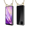 Pikkukuva 8 / 9: Google PIXEL 4 Suojakuori ketju Silikoni suojakotelo Gold Rings johto hihna ja irrotettava asia