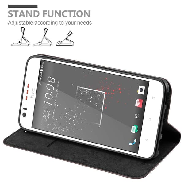 HTC Desire 10 LIFESTYLE / Desire 825 Fodral Skal Plånboksfodral Case med magnetisk stängning, ståfunktion och kortficka