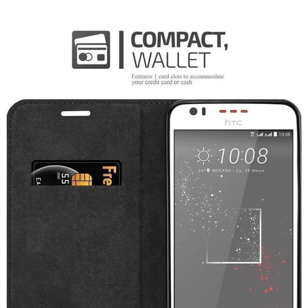 HTC Desire 10 LIFESTYLE / Desire 825 Fodral Skal Plånboksfodral Case med magnetisk stängning, ståfunktion och kortficka
