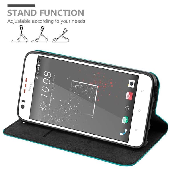 HTC Desire 10 LIFESTYLE / Desire 825 Fodral Skal Plånboksfodral Case med magnetisk stängning, ståfunktion och kortficka