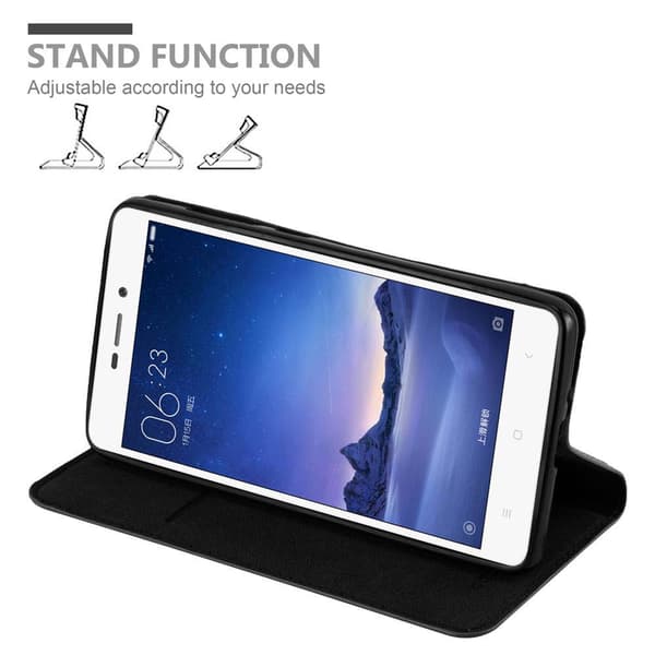 Xiaomi RedMi 3S Fodral Skal Plånboksfodral Case med magnetisk stängning, ståfunktion och kortficka