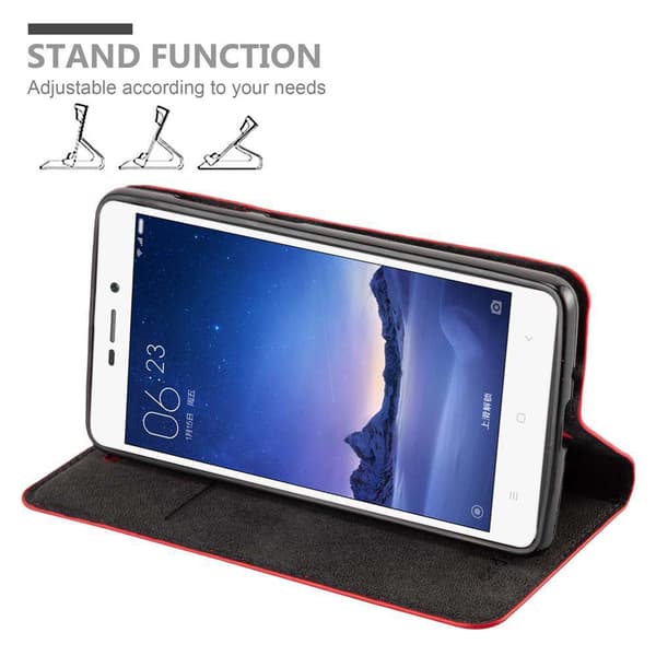 Xiaomi RedMi 3S Fodral Skal Plånboksfodral Case med magnetisk stängning, ståfunktion och kortficka