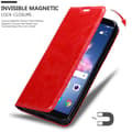 Pikkukuva 8 / 8: Huawei P SMART 2018 / Enjoy 7S Suojakotelo Suojakuori Lompakkokotelo Matkapuhelinkotelo jossa magneettisuljenta, jalusta-toiminto ja korttitasku