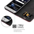 Pikkukuva 4 / 7: Huawei P10 LITE Suojakotelo Suojakuori Lompakkokotelo Matkapuhelinkotelo jossa magneettisuljenta, jalusta-toiminto ja korttitasku