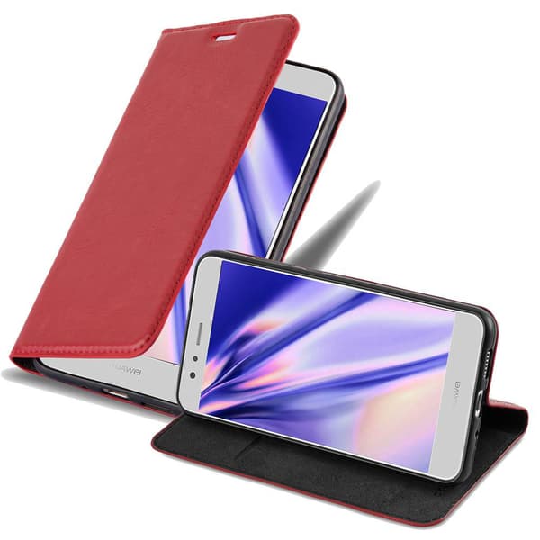 Lommebokdeksel til Huawei P10 LITE Deksel med magnetisk lukking, stativfunksjon og kortlomme