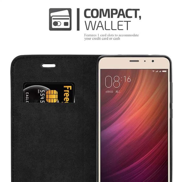Xiaomi RedMi PRO Suojakotelo Suojakuori Lompakkokotelo Matkapuhelinkotelo jossa magneettisuljenta, jalusta-toiminto ja korttitasku