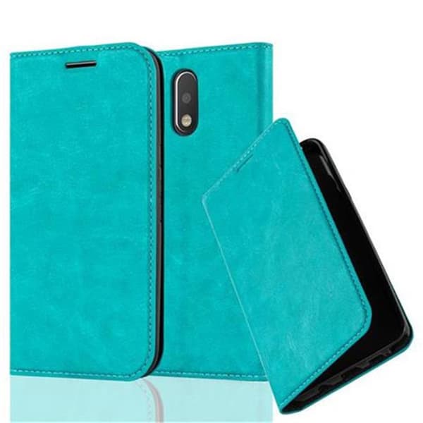 Lommebokdeksel til Motorola MOTO G4 / G4 PLUS Deksel med magnetisk lukking, stativfunksjon og kortlomme