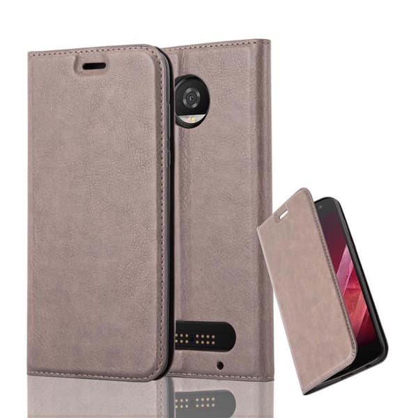 Motorola MOTO Z2 PLAY / Z2 FORCE Suojakotelo Suojakuori Lompakkokotelo Matkapuhelinkotelo jossa magneettisuljenta, jalusta-toiminto ja korttitasku