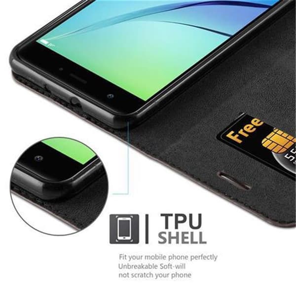 Huawei NOVA Fodral Skal Plånboksfodral Case med magnetisk stängning, ståfunktion och kortficka