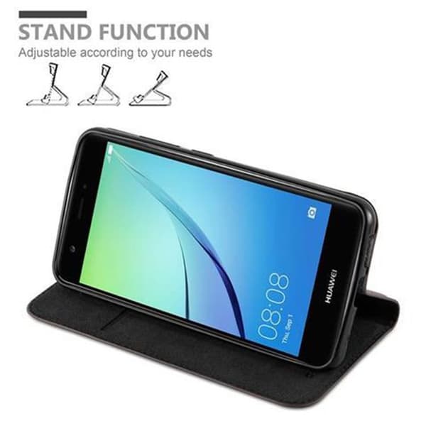 Huawei NOVA Fodral Skal Plånboksfodral Case med magnetisk stängning, ståfunktion och kortficka