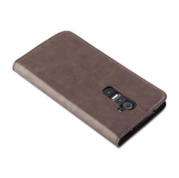 LG G2 Suojakotelo Suojakuori Lompakkokotelo Matkapuhelinkotelo jossa magneettisuljenta, jalusta-toiminto ja korttitasku
