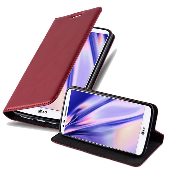 LG G2 Suojakotelo Suojakuori Lompakkokotelo Matkapuhelinkotelo jossa magneettisuljenta, jalusta-toiminto ja korttitasku