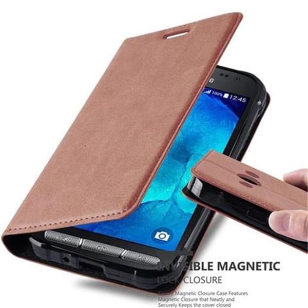 Lommebokdeksel til Samsung Galaxy XCover 3 Deksel med magnetisk lukking, stativfunksjon og kortlomme