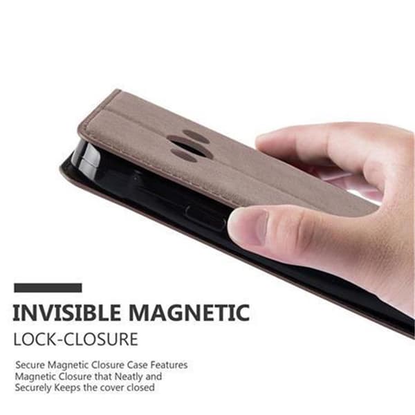 Lommebokdeksel til Samsung Galaxy XCover 3 Deksel med magnetisk lukking, stativfunksjon og kortlomme
