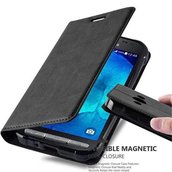 Lommebokdeksel til Samsung Galaxy XCover 3 Deksel med magnetisk lukking, stativfunksjon og kortlomme