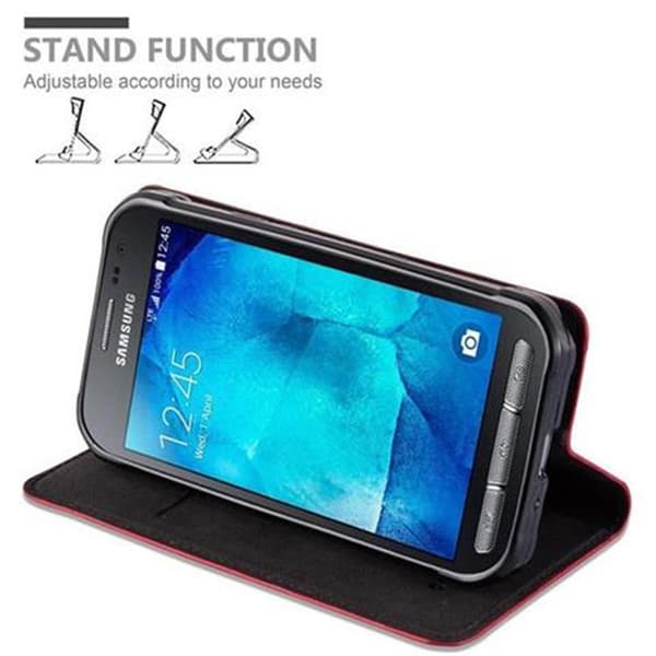 Lommebokdeksel til Samsung Galaxy XCover 3 Deksel med magnetisk lukking, stativfunksjon og kortlomme